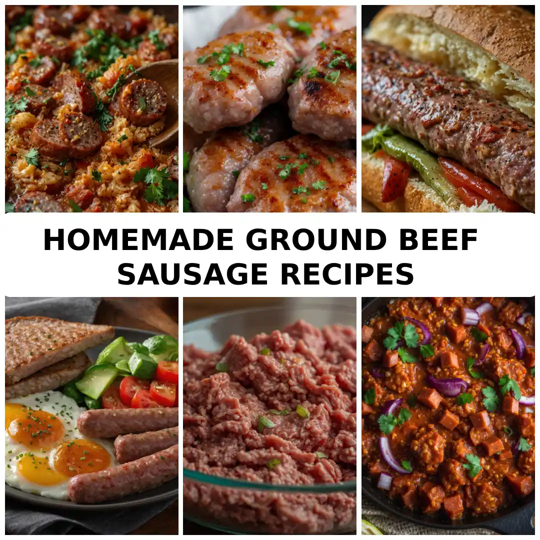 ground beef sausage recipes