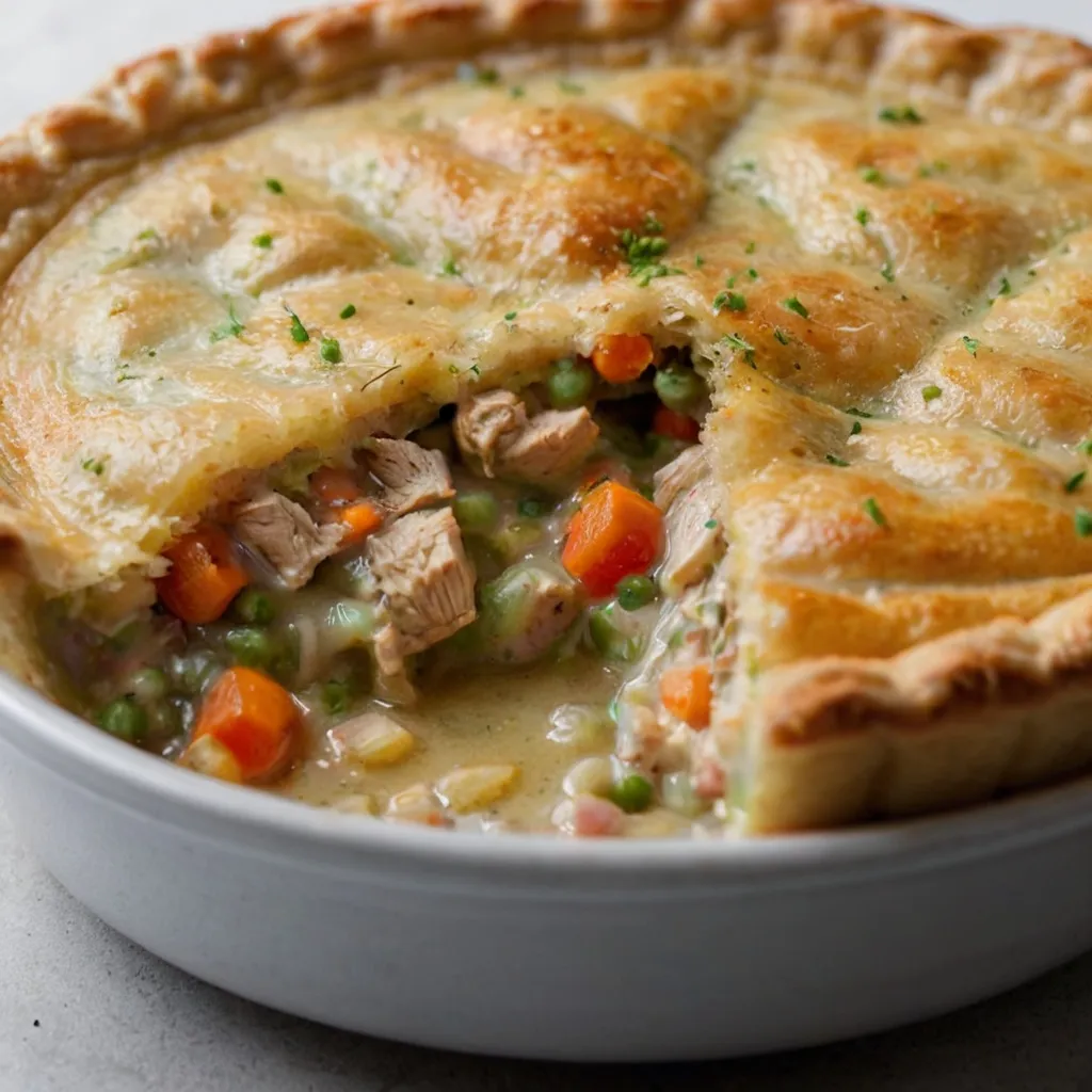 chicken pot pie recipe using cream of chicken soup