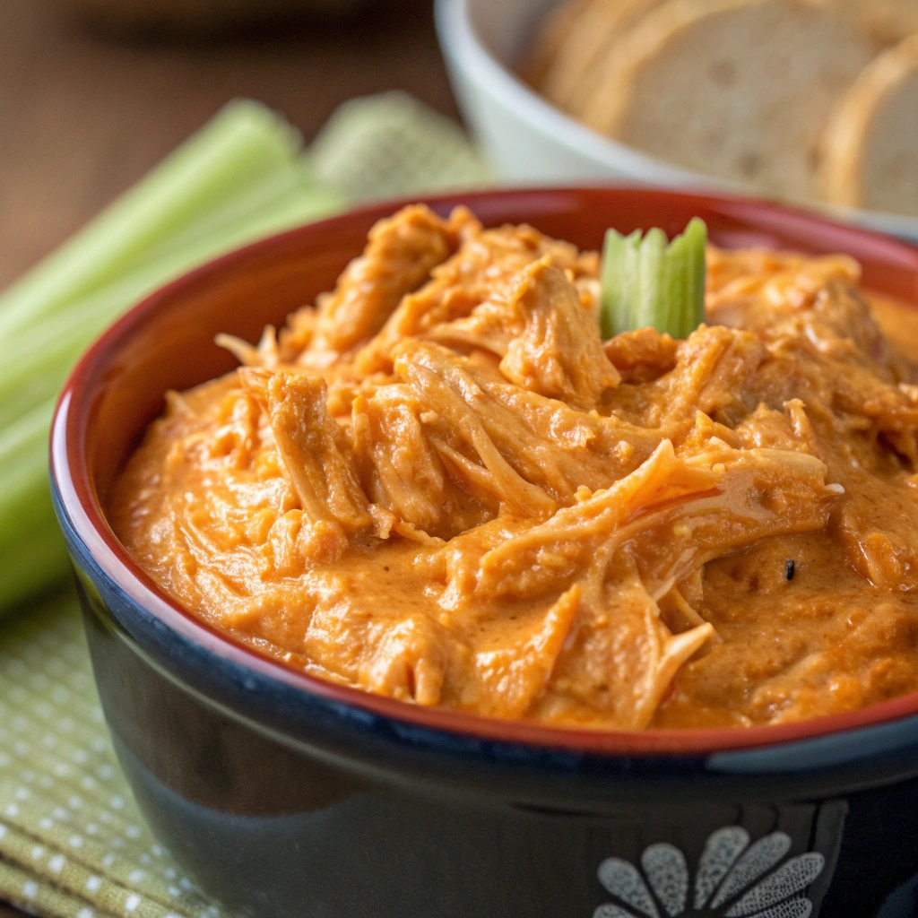 Crockpot Buffalo Chicken Dip