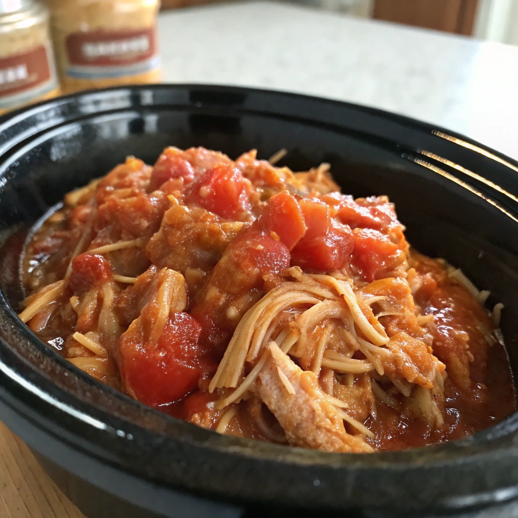 Crockpot Salsa Chicken