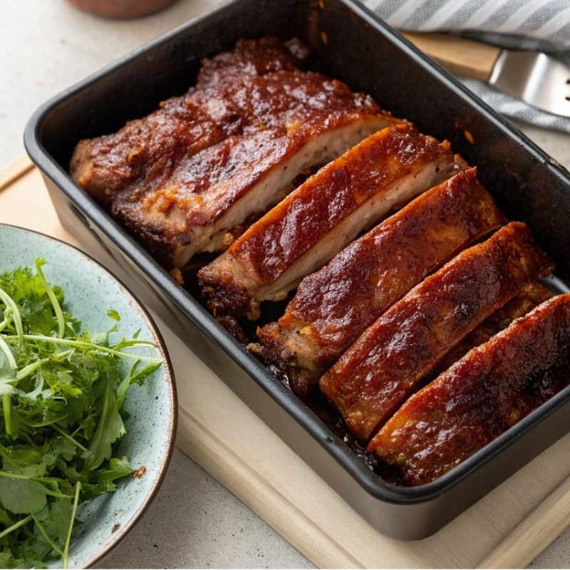 Oven Baked Chipotle BBQ Ribs
