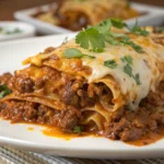 Slow Cooker Beef Enchilada Casserole