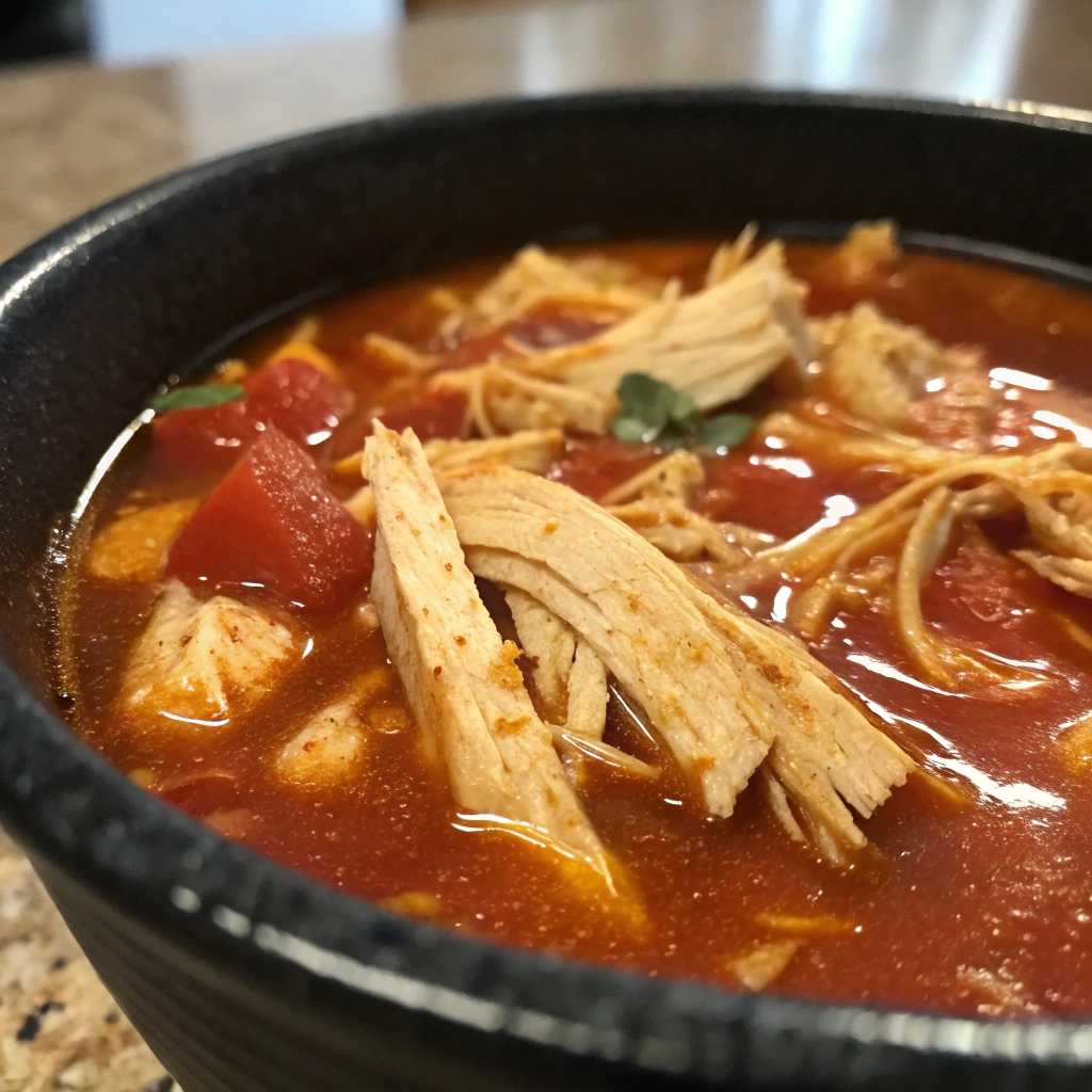 Slow Cooker Chicken Tortilla Soup