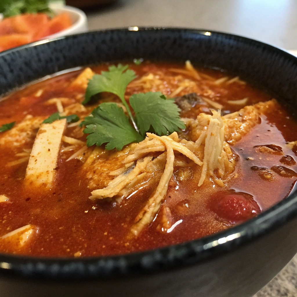 Slow Cooker Chicken Tortilla Soup