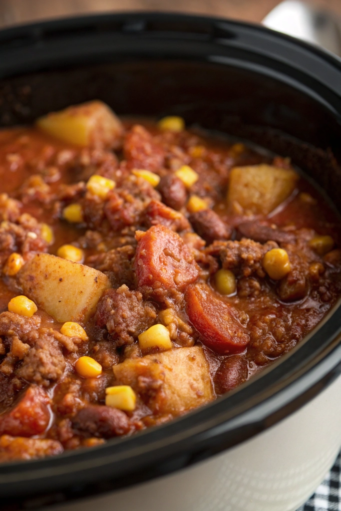 Slow Cooker Cowboy Casserole