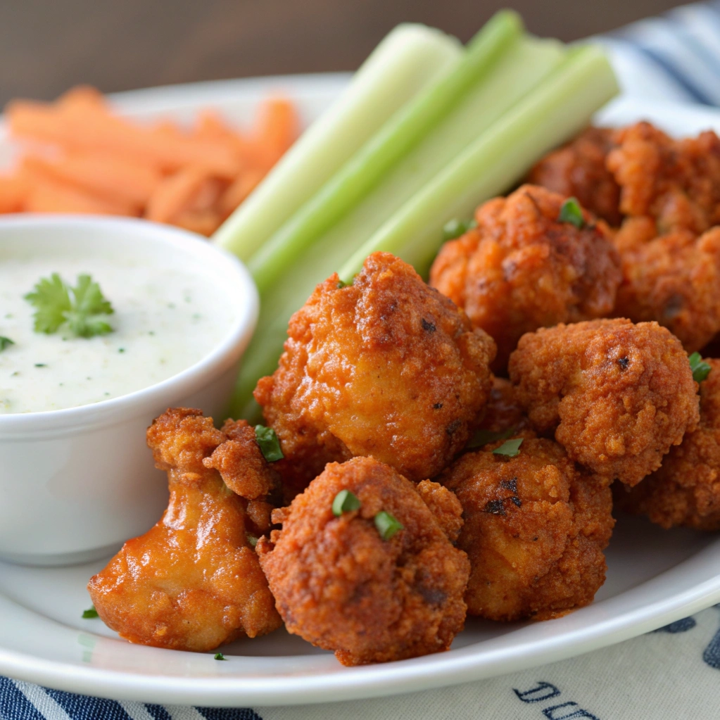 Buffalo Cauliflower Wings 8 Buffalo Cauliflower Wings