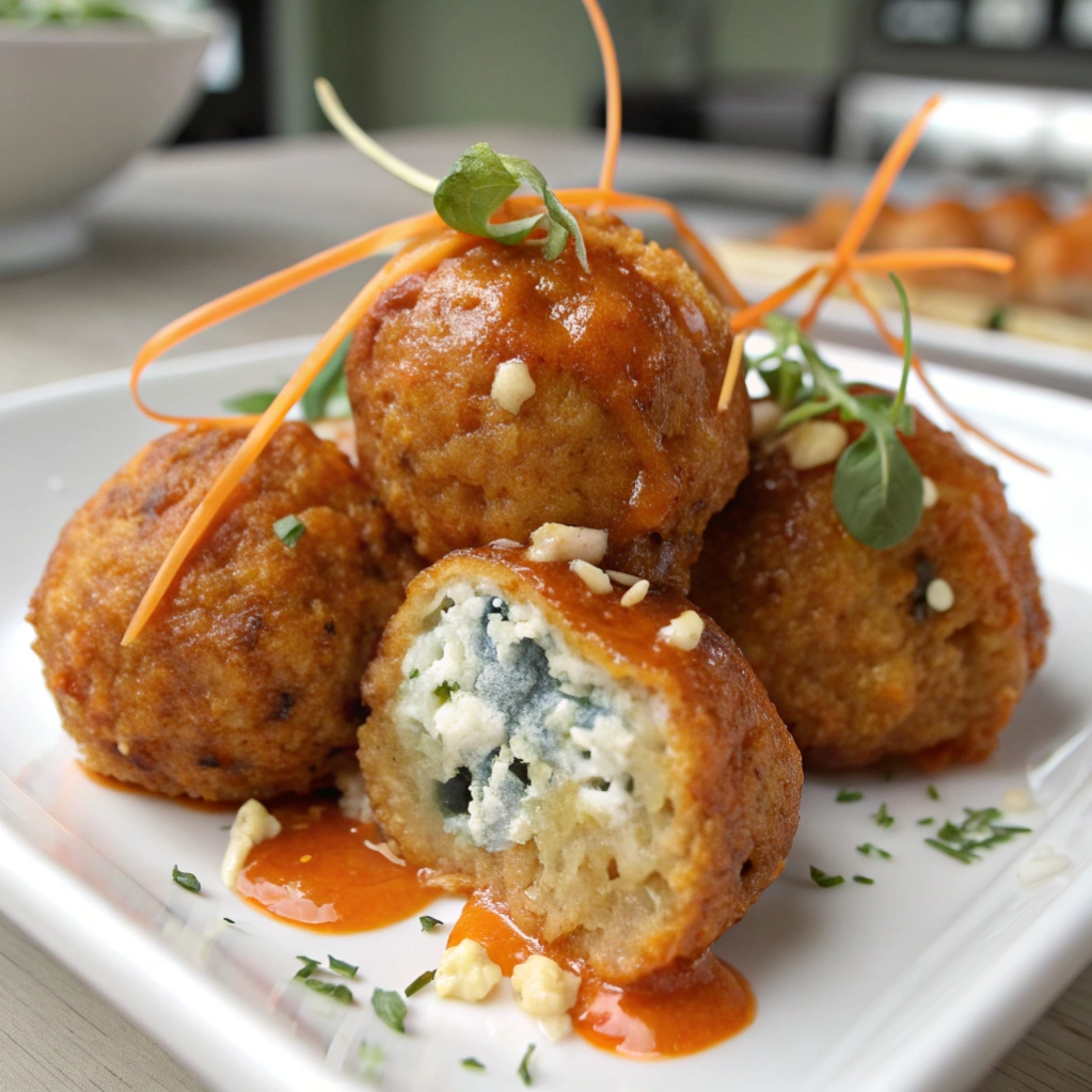 Buffalo Chicken Meatballs 8 Buffalo Chicken Meatballs