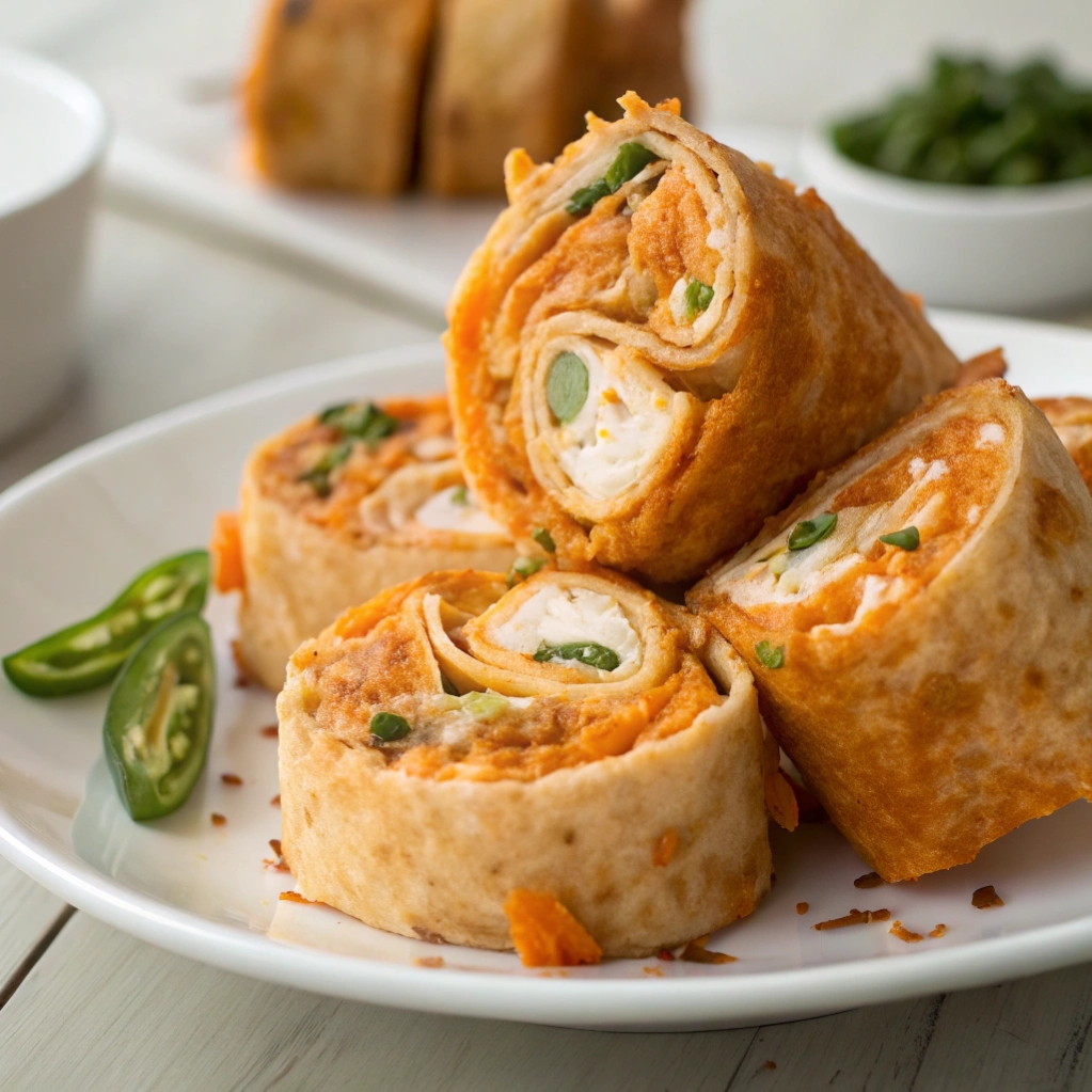 Buffalo Chicken Pinwheels 9 Buffalo Chicken Pinwheels