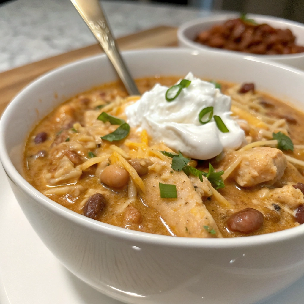 Cream Cheese Chicken Chili