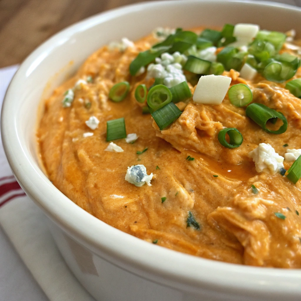 Crockpot Buffalo Chicken Dip