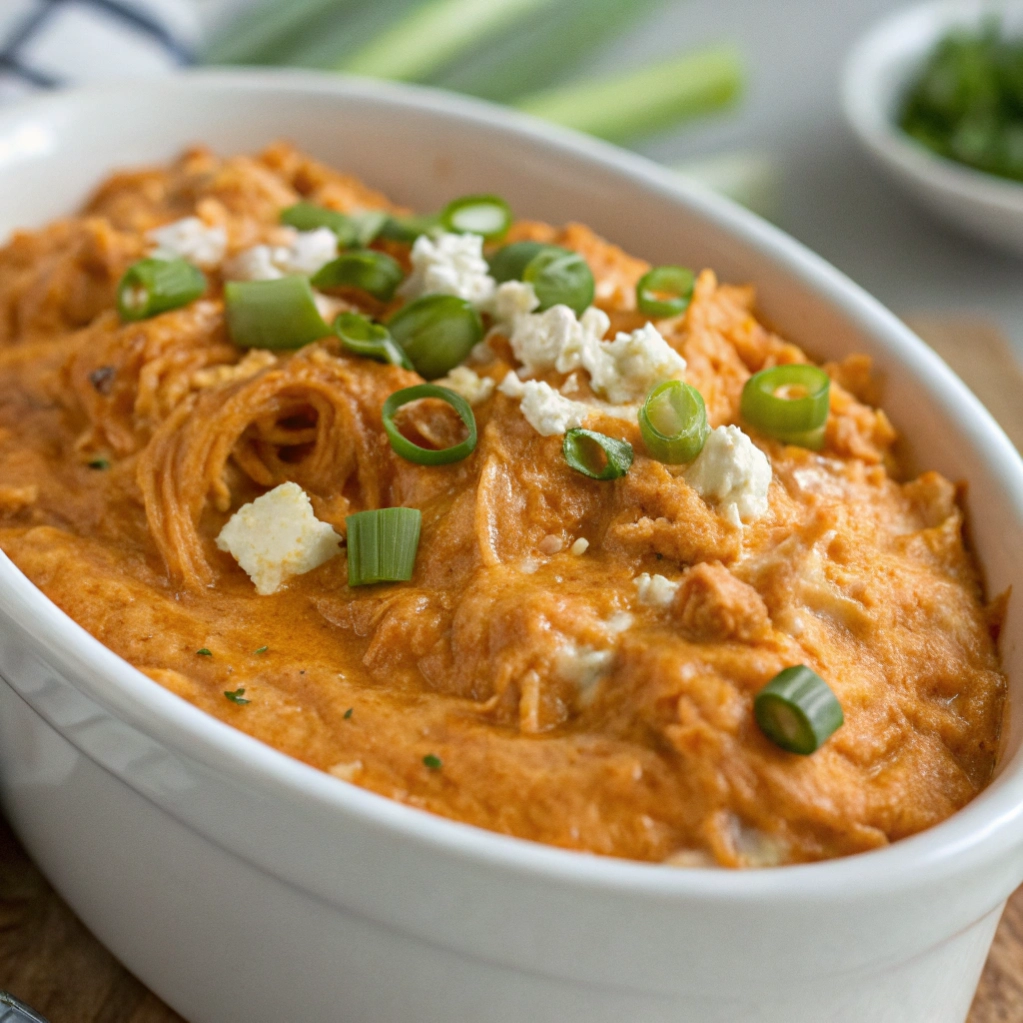 Crockpot Buffalo Chicken Dip