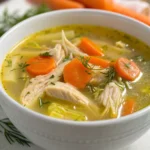 Crockpot Lemon Chicken Soup