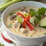 Crockpot Thai Coconut Chicken Soup