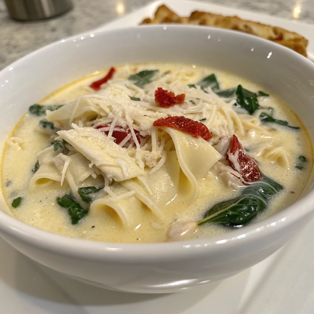 Crockpot White Lasagna Soup 1 - Danyrecipes