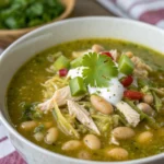 Green Chicken Chili with White Beans