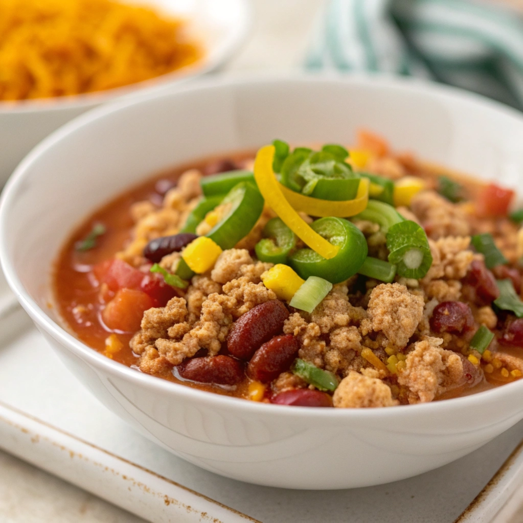 Ground Chicken Chili