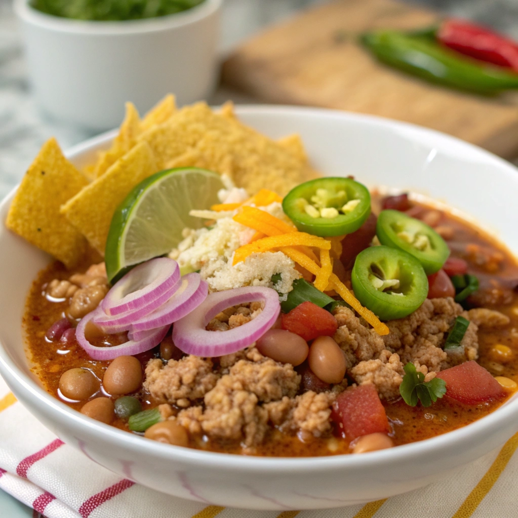 Ground Chicken Chili 8 Ground Chicken Chili