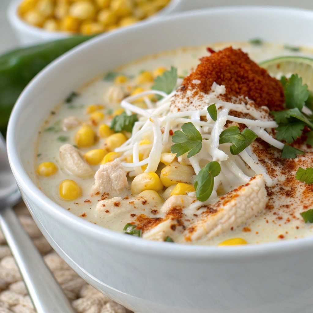 Mexican Street Corn White Chicken Chili