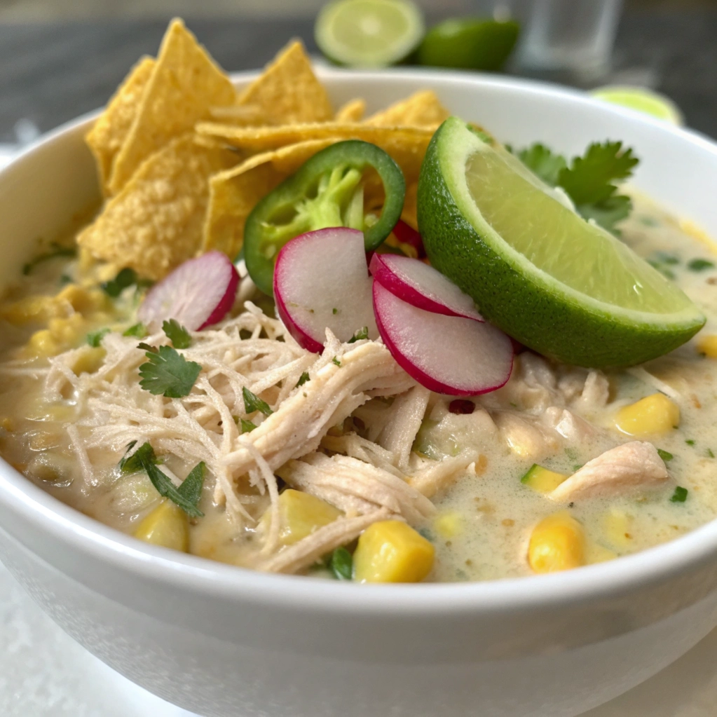 Slow Cooker White Chicken Chili