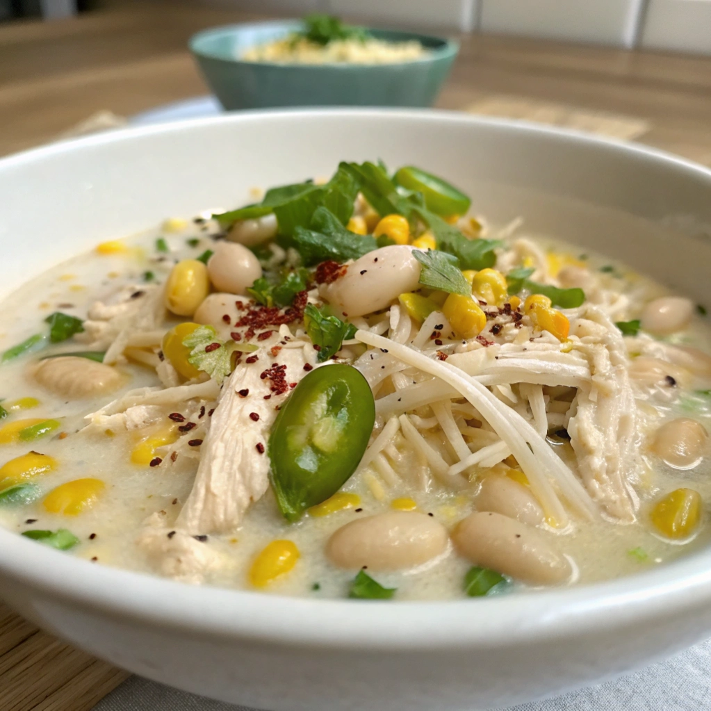 White Chicken Chilli (British-Style Variation)