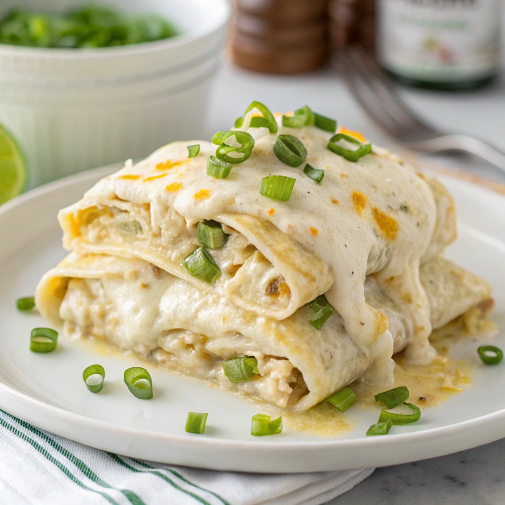 White Chicken Enchiladas