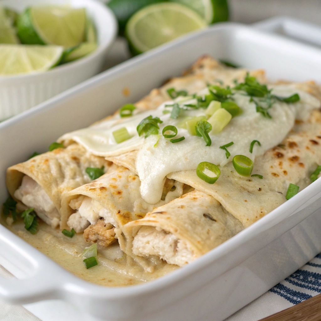 White Chicken Enchiladas 9 White Chicken Enchiladas