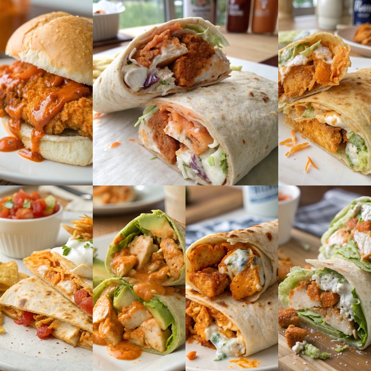 7 Best Buffalo Chicken Wraps & Sandwiches for Easy Lunch Prep