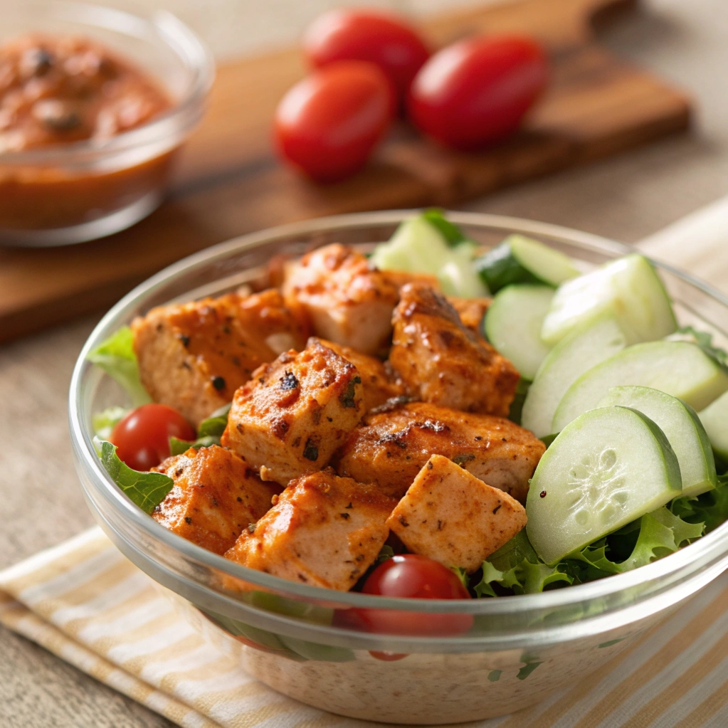 Healthy Buffalo Chicken Salad Bowls