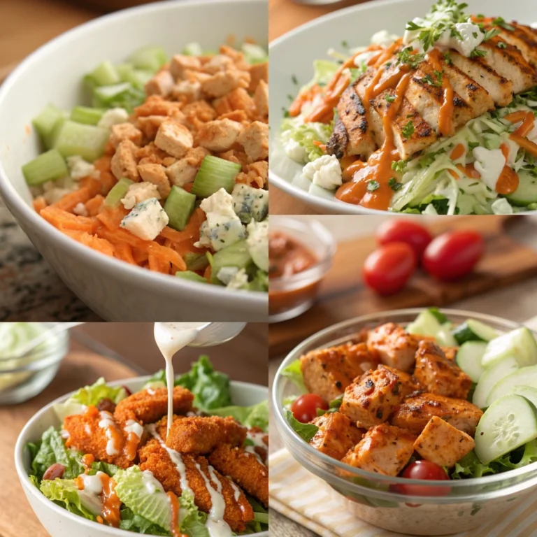 Healthy Lunch Guide 5 Buffalo Chicken Salads You Can Make in 10 Minutes