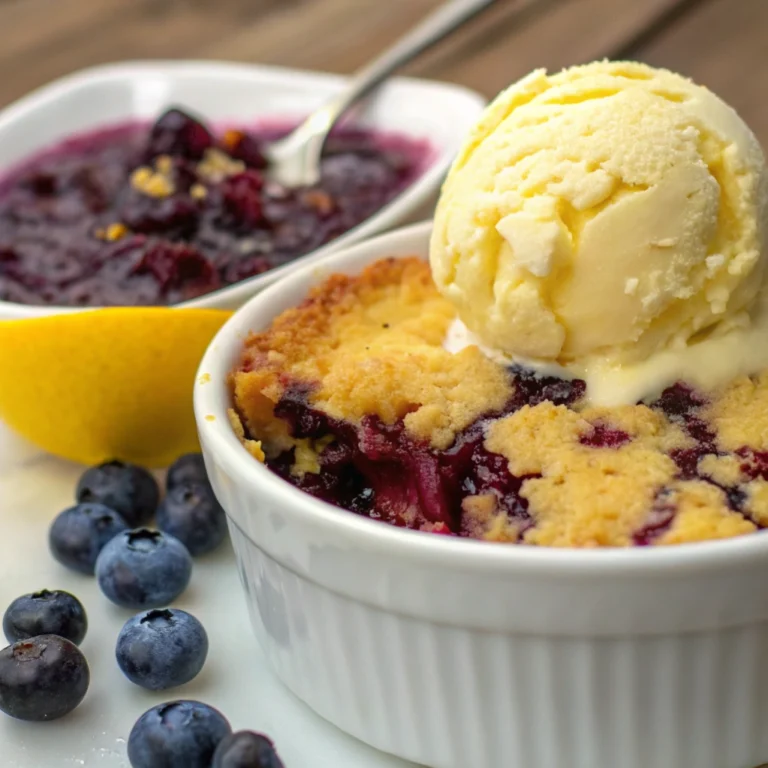 Lemon Blueberry Dump Cake
