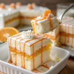 Orange Dreamsicle Poke Cake