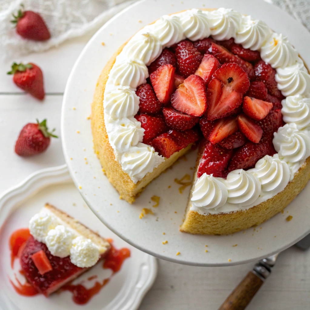 Strawberry Shortcake Cake