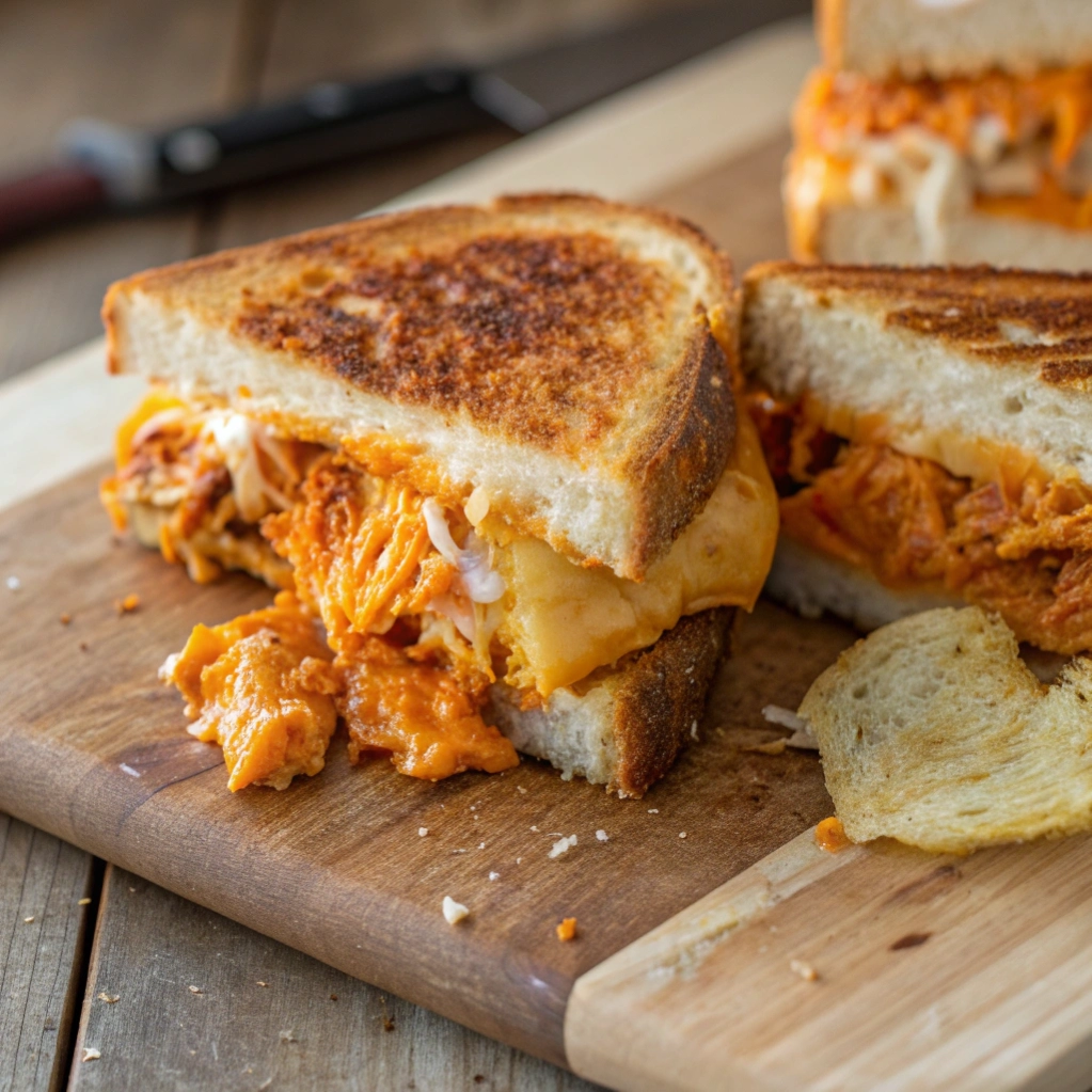 The Marry Me Buffalo Chicken Grilled Cheese (Viral Recipe)