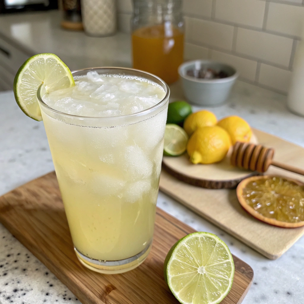 Brazilian lemonade with honey (1)