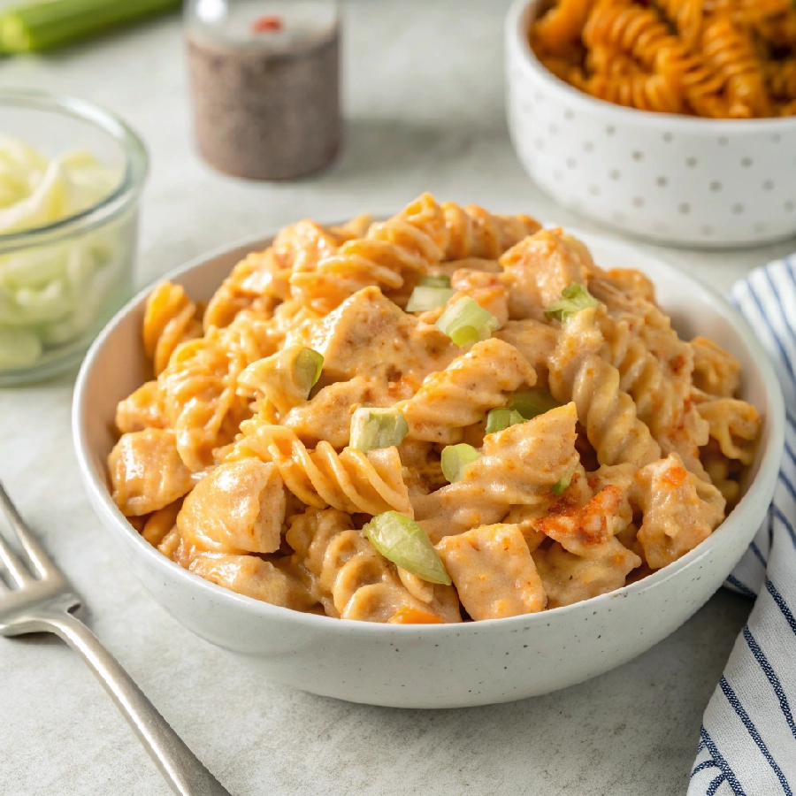 Buffalo Chicken Pasta Salad