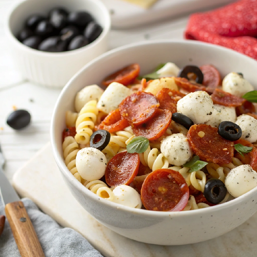 Classic Cold Italian Pasta Salad 2 - Danyrecipes