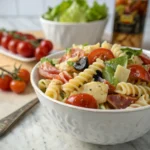 Classic Italian Pasta Salad with Italian Dressing 1 - Danyrecipes