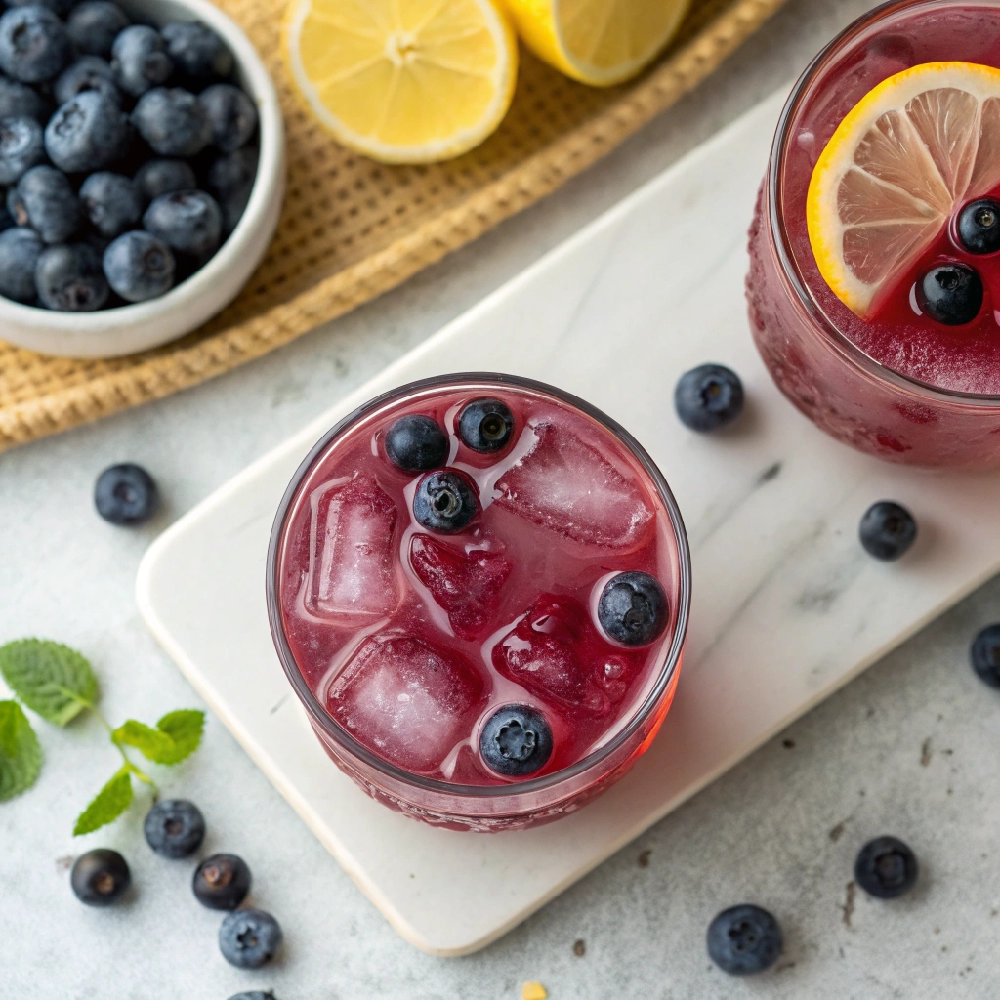 Easy Blueberry Rose Water Lemonade 8 Easy Blueberry Rose Water Lemonade