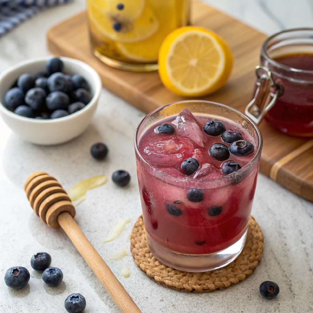 Easy Classic Blueberry Lemonade with Honey 8 Easy Classic Blueberry Lemonade with Honey