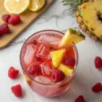 Easy Raspberry Pineapple Lemonade (2)