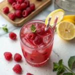 Easy Raspberry Rose Lemonade (2)