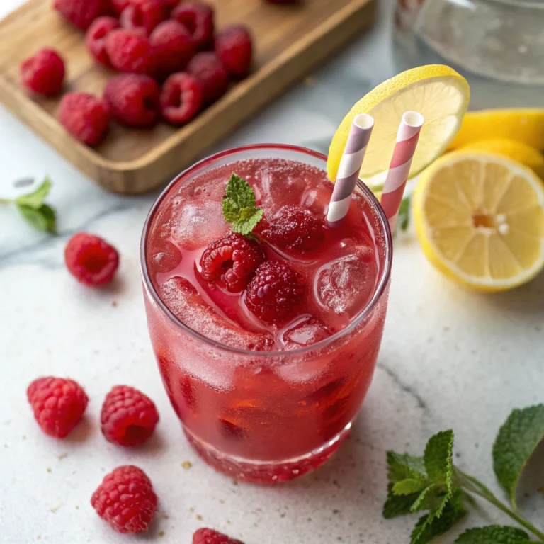 Easy Raspberry Rose Lemonade (2)