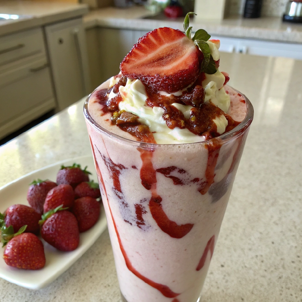 Easy Strawberry Peanut Butter Cup Milkshake 7 Easy Strawberry Peanut Butter Cup Milkshake