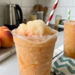 Frozen Peach Tea Slushie (1)