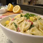 Healthy Creamy Pasta Salad Lemony Dressing 1 - Danyrecipes