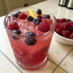 Homemade Raspberry Blueberry Lemonade (1)