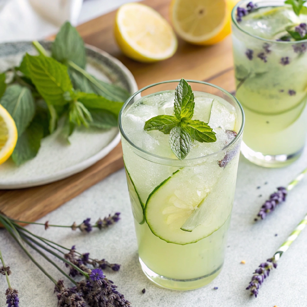 Easy Lavender Strawberry Hibiscus Lemonade with Lime 11 Homemade Lavender Cucumber Basil Lemonade with Mint