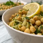 Lemon Herb Pasta Salad with Marinated Chickpeas 1 - Danyrecipes