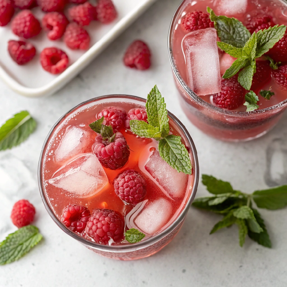 Simple Raspberry Mint Lemonade 7 Simple Raspberry Mint Lemonade (1)