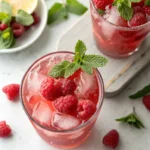 Simple Raspberry Mint Lemonade (1)
